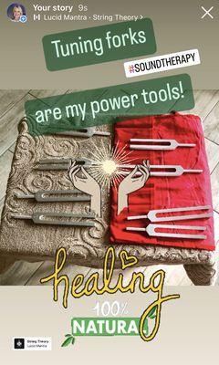 Tuning forks for vibrational alignment