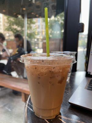 Iced chai latte