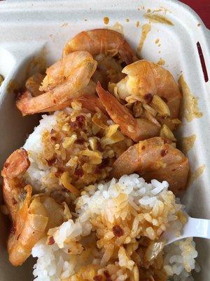 Fumi's spicy garlic butter shrimp