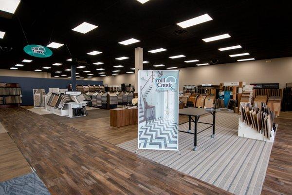 Mill Creek Carpet & Tile Showroom 6422 W.  Kellogg Dr. Wichita, KS 67209 316-719-2950