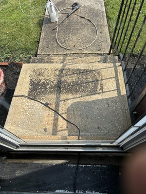 Concrete step repair & painting