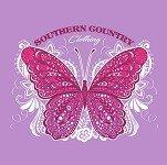 Southern Country Butterfly shortsleeve tshirt.