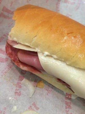 Italian sub....so so in terms of flavor