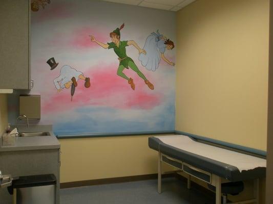 Pediatric exam room