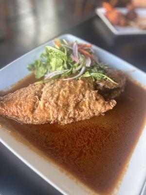 Snapper in Creole sauce