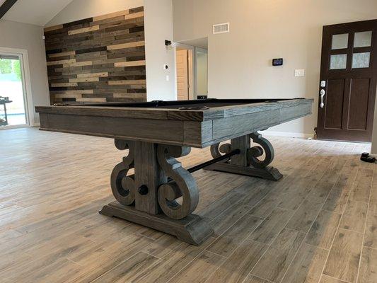 The only certified Imperial pool table dealer in Arizona. Barnstable in silver mist