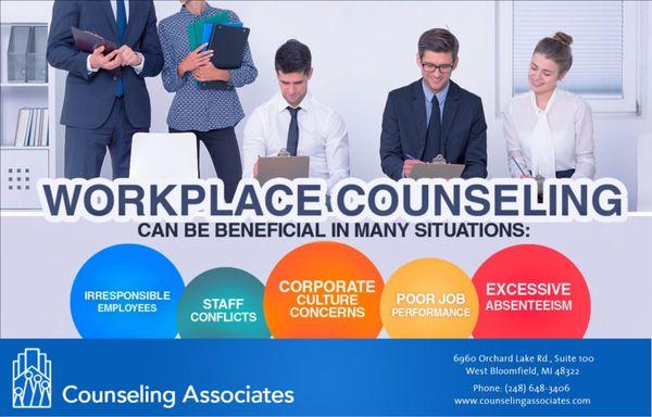 A happy staff is a productive staff. Visit our website to learn how workplace counseling can benefit your employees and your business.