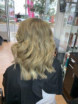 Balayage babylights