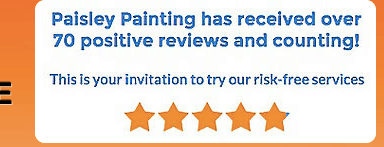 Trusted & Reliable Painting Contractor.  See what others are saying, by visiting www.paisleypainting.com