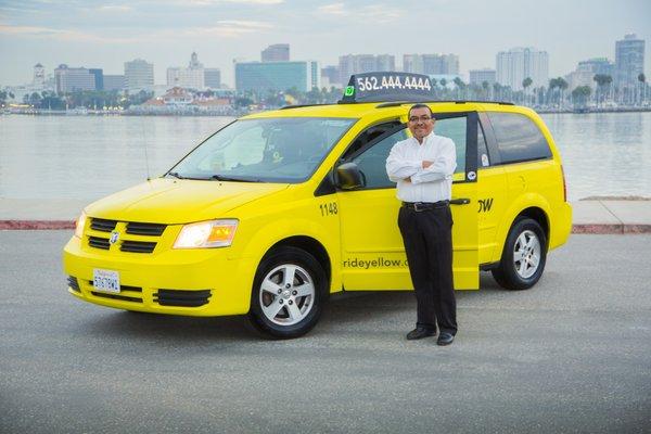 Long Beach Yellow Cab has friendly drivers and wheel chair accessible vehicles.