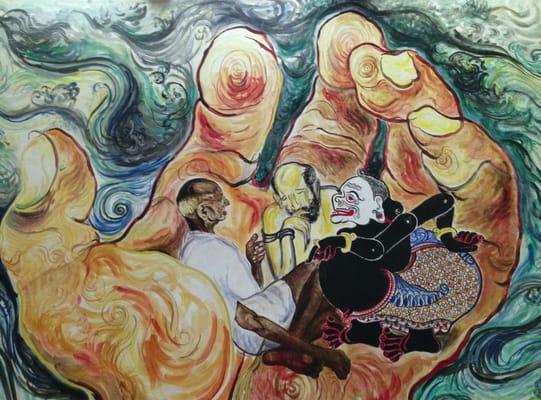 "Wisdom of the East" (Affandi, 1967)