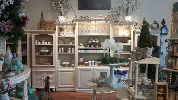 Plant based skin care products, Aromatherapy, home and garden decor, herbs, tinctures, tea blends, beautiful jewelry and conduct classes.