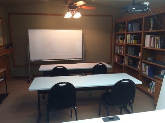 The group learning room at NWA Center for Mathematics