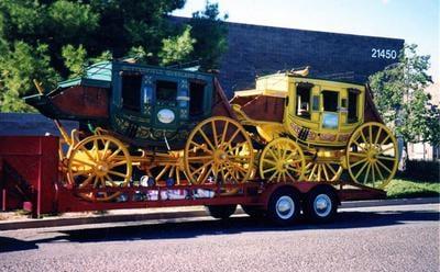 Stagecoach built by Erwin Weiland.