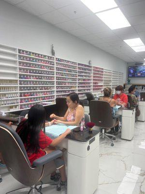 Manicure stations