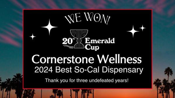 2024 Emerald Cup winner for BEST SO-CAL DISPENSARY