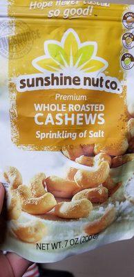 Guaranteed peanut-free cashews from Sunshine Nut Company