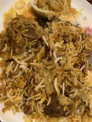 Mutton biryani. Yum!