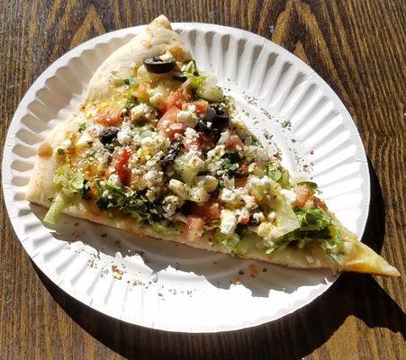 The Greek Salad Slice!!  Delizia!!