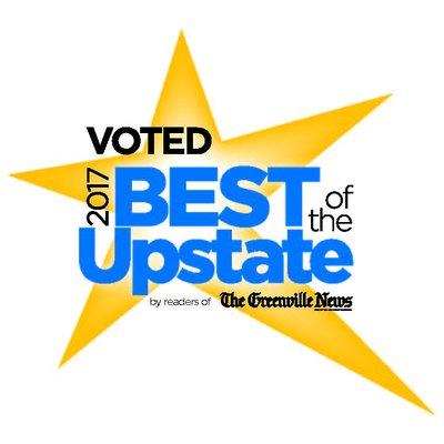 Voted Best of the Upstate 2017