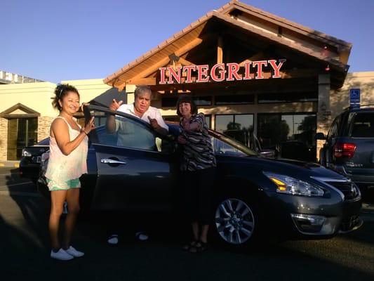 The Martinez from La Vegas New Mexico got this 2013 Nissan Altima see more at www.abqintegrity.com