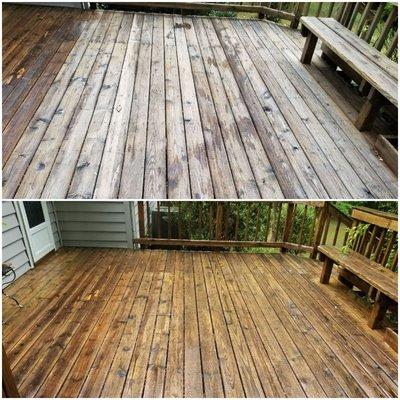 Deck clean