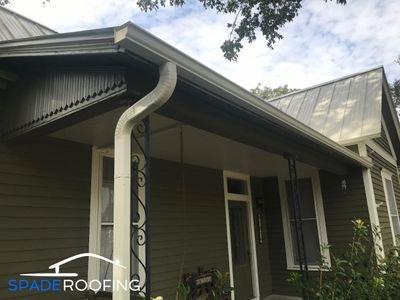 Spade Roofing and Exteriors Seamless Gutters