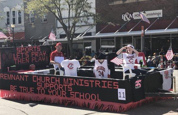 Remnant Church Ministries float