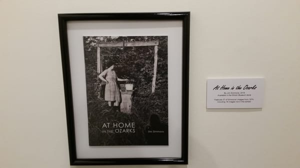 At home in the Ozarks exhibit.  Photography and stories of the artists travels.  This one was breathtaking!