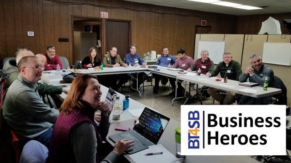 Business Heroes events on the 3rd Wednesday of every month.