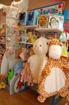 Our baby/toddler selection is perfect for baby showers, first birthday gifts, baptisms and more. Always free gift wrap!