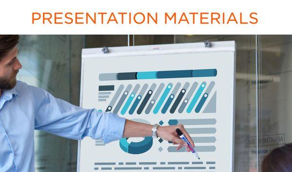 Presentation materials for your next presentation.