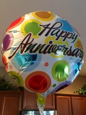 Anniversary balloon