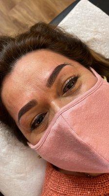 Beautiful results of Microblading on one of my regular clients, this is her yearly retouch.