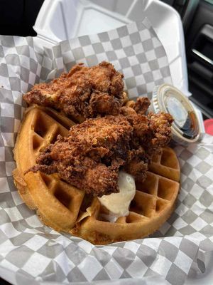 Chicken and waffle