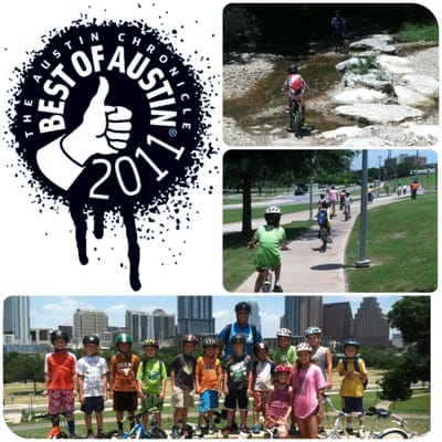 Voted "Best After School Activity" in 2011 from Austin Chronicle Reader's Poll.