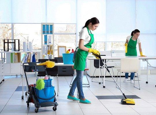 we clean and disinfect each work area