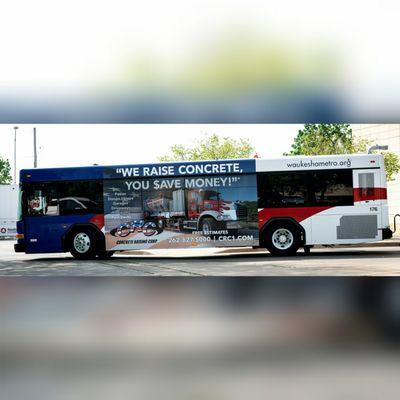 When out and about in the Waukesha, Pewaukee and Brookfield areas, be on the watch for our new advertisement with Waukesha Metro Transit.