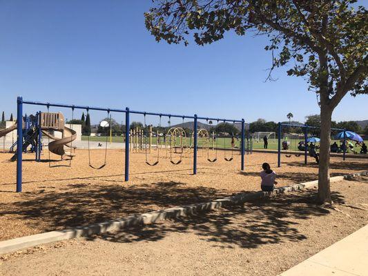 Playground, Basketball Courts and a Soccer Field