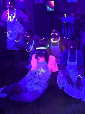 13th Birthday glow party