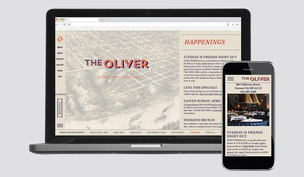 The Oliver Website development