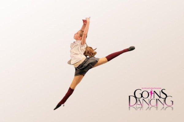 Beautiful leap. This 11 year old dancer started with us as a toddler!