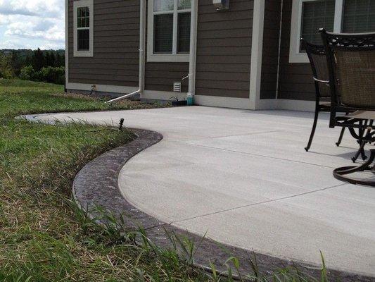 Creative patio designs.