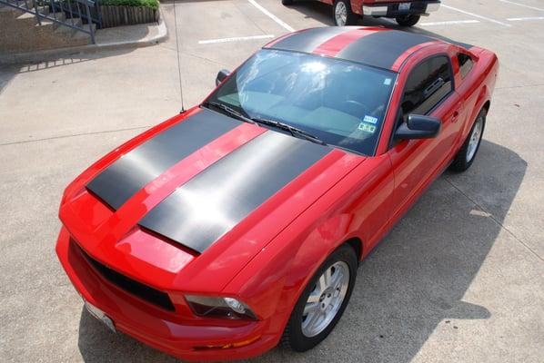 Carbon Fiber Racing Stripe Package Mustang