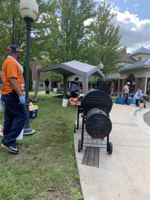 Grilling for the summer for the seniors