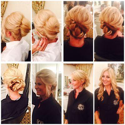 Beautiful bridal party hair! Planning a wedding? Cabello's has you covered for all your hair and makeup needs.