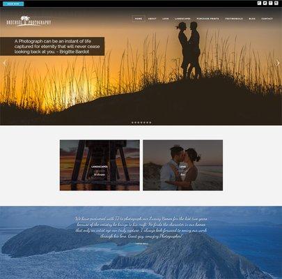 New Web Design for TJ Dreschel Photography