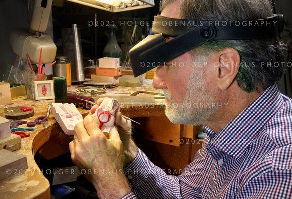 Rex a creating custom ring. . .