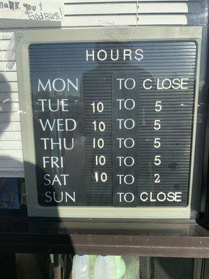 Business Hours