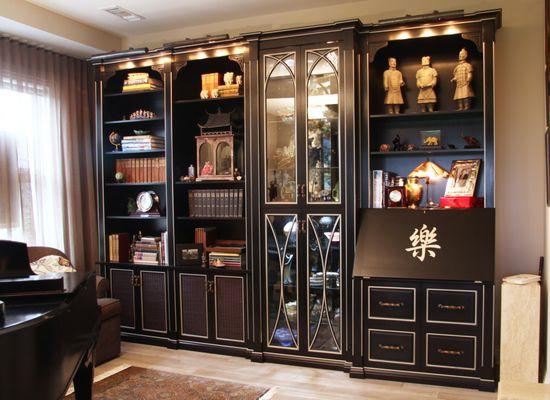 Custom Chinese Chippendale office